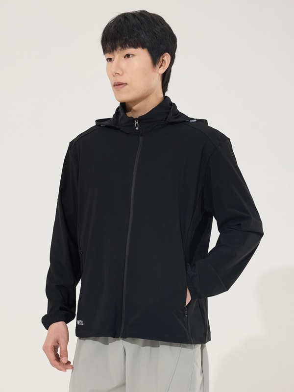 Unisex vanjski windbreaker s UV zaštitom UPF50+, brzo sušenje, prozračan, ultra lagan, najlonska tkanina