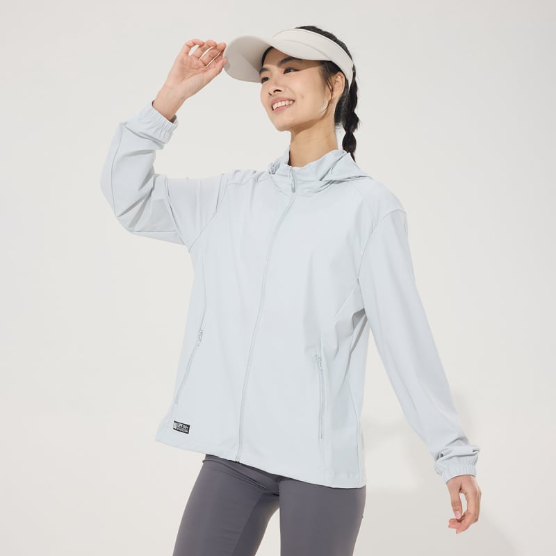 Unisex vanjski windbreaker s UV zaštitom UPF50+, brzo sušenje, prozračan, ultra lagan, najlonska tkanina