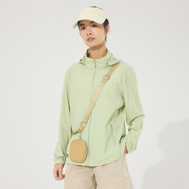 Unisex vanjski windbreaker s UV zaštitom UPF50+, brzo sušenje, prozračan, ultra lagan, najlonska tkanina