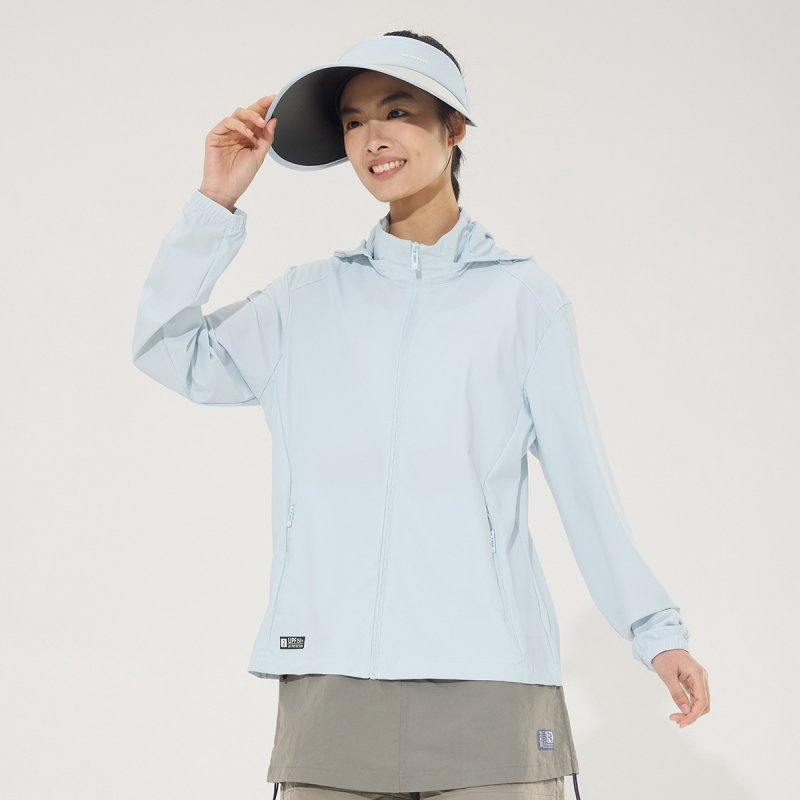 Unisex vanjski windbreaker s UV zaštitom UPF50+, brzo sušenje, prozračan, ultra lagan, najlonska tkanina