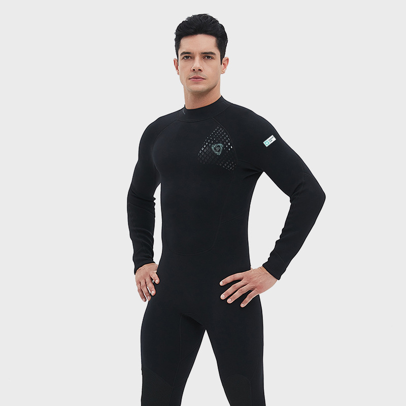 3mm unisex kompletný potápačský oblek s dlhými rukávmi, SCR neoprén 90% + nylon 10%, tepelná ochrana, vhodný pre všetky ročné obdobia