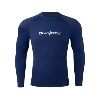 DIVESTAR unisex potápačský oblek s dlhými rukávmi, UV ochrana, Lycra, rýchloschnúci, na plávanie a vodné športy