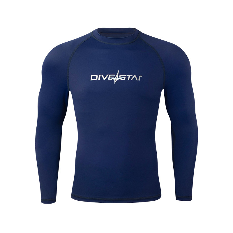 DIVESTAR unisex potápačský oblek s dlhými rukávmi, UV ochrana, Lycra, rýchloschnúci, na plávanie a vodné športy