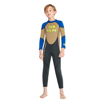 Vaikų SCR neopreno plaukimo kombinezonas su UV apsauga, karikatūros raštas, prekė Sabolay/Shark Baolai