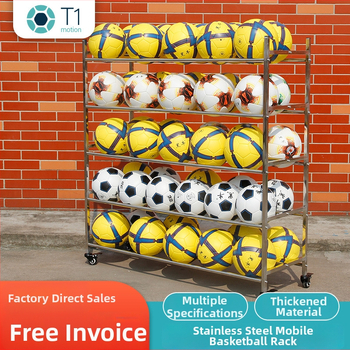 Stojan na ukážku basketbalu pre školy (Hmotnosť 7,6 kg; Značka T1; Kategória: stojan na lopty)