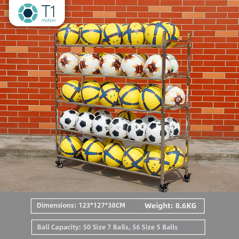 Stojan na ukážku basketbalu pre školy (Hmotnosť 7,6 kg; Značka T1; Kategória: stojan na lopty)