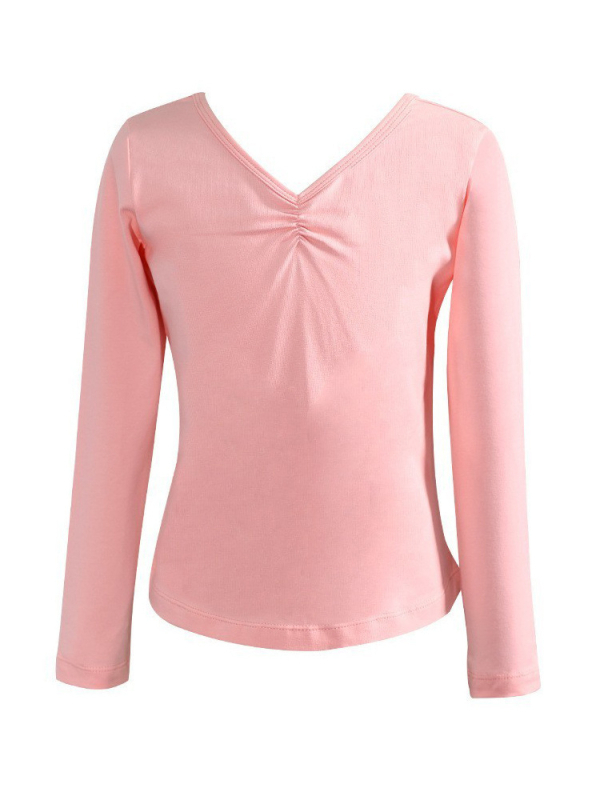 Detské baletné oblečenie: moderný tanec, dlhý rukáv top, 95% bavlna, na jeseň, pre dievčatá