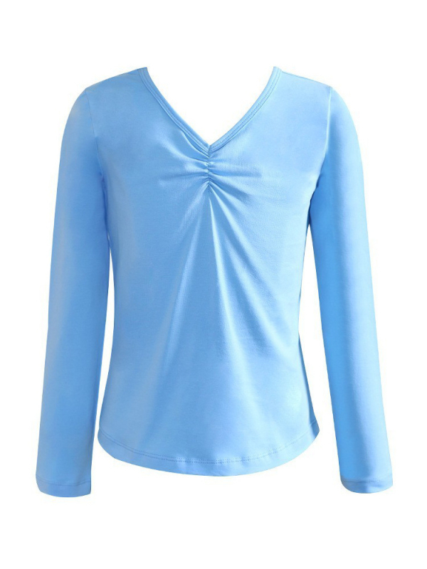 Detské baletné oblečenie: moderný tanec, dlhý rukáv top, 95% bavlna, na jeseň, pre dievčatá