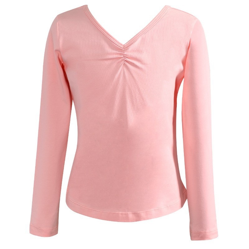 Detské baletné oblečenie: moderný tanec, dlhý rukáv top, 95% bavlna, na jeseň, pre dievčatá