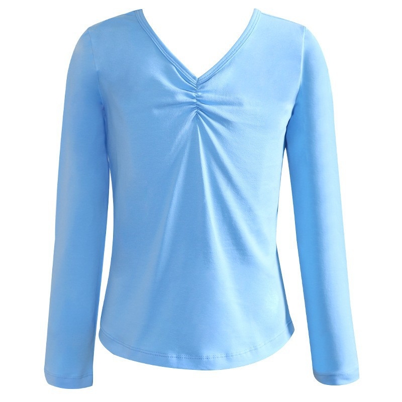 Detské baletné oblečenie: moderný tanec, dlhý rukáv top, 95% bavlna, na jeseň, pre dievčatá