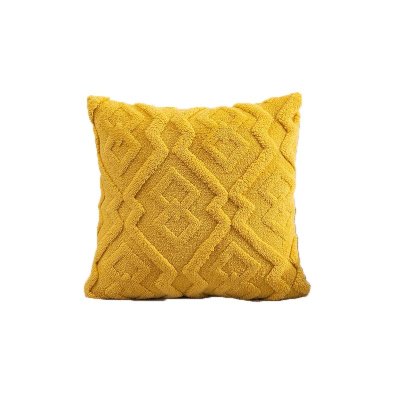 Vankúšový obal z plátna, vyšívaný, moderný minimalistický štýl