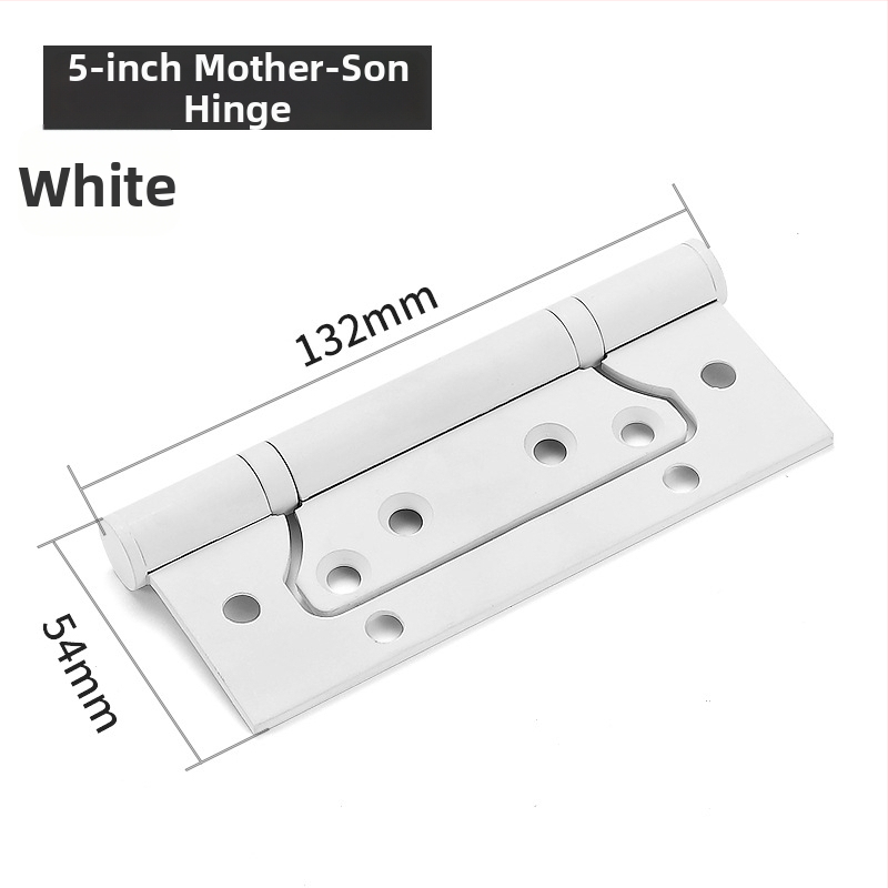 Pánt dverový z 201 nerezovej ocele, plochý, bez drážky, pre drevené dvere
