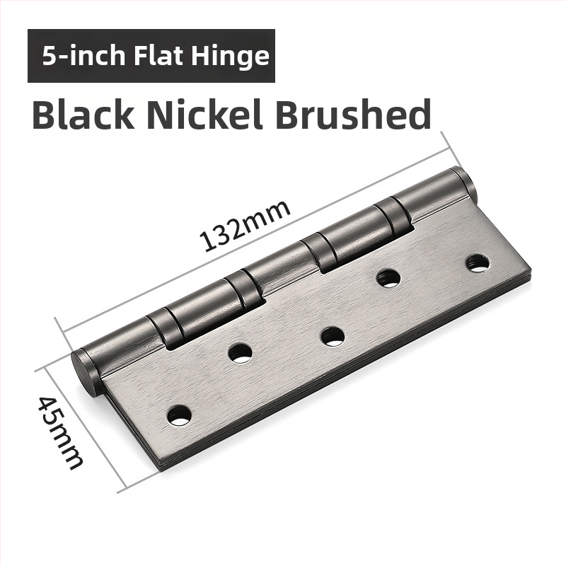 Pánt dverový z 201 nerezovej ocele, plochý, bez drážky, pre drevené dvere