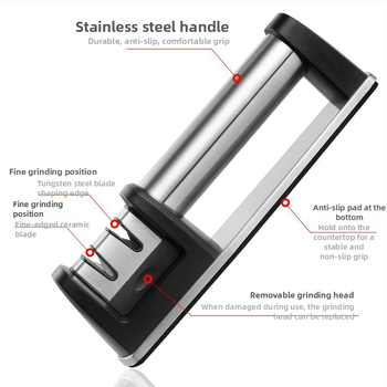 Dva stupne diamantový ostrič na nože – Pin Hengzuo, domáce kuchynské ostrenie