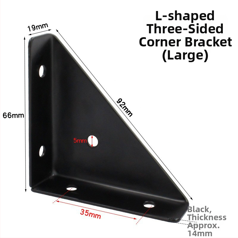 Queen uholná opora – posilnené trojstranné kovové upevňovacie prvky pre ľavú a pravú stranu postele, za studena valcovaný oceľ, lakovaný povrch