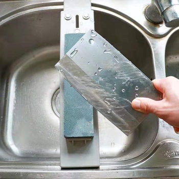 Plastový stojan na brúsenie nožov, hrubšia konštrukcia, nastaviteľný držiak pod drezom, Li Zhe, štýl Španielsko