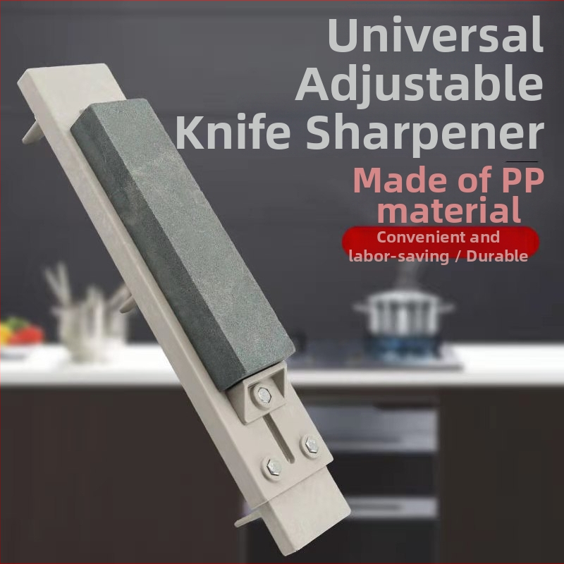 Plastový stojan na brúsenie nožov, hrubšia konštrukcia, nastaviteľný držiak pod drezom, Li Zhe, štýl Španielsko