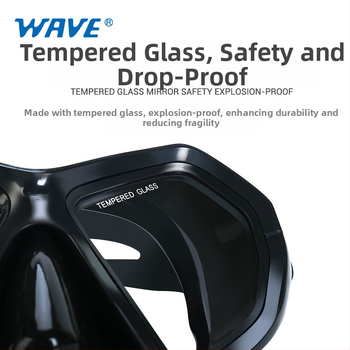 Wave Freediving Rinkinys — Reguliuojama Maska, Fins ir Reguliatorius, PP+TPR