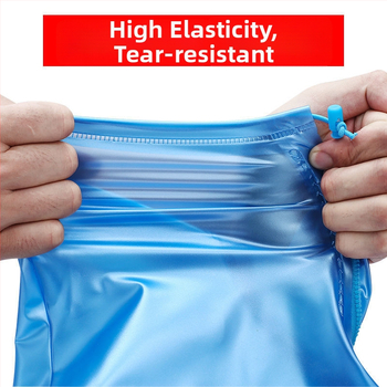 Unisex nepremokavé krytie na topánky pre vonkajšie cestovanie, hrubé PVC, protišmyčné, odolné voči opotrebeniu