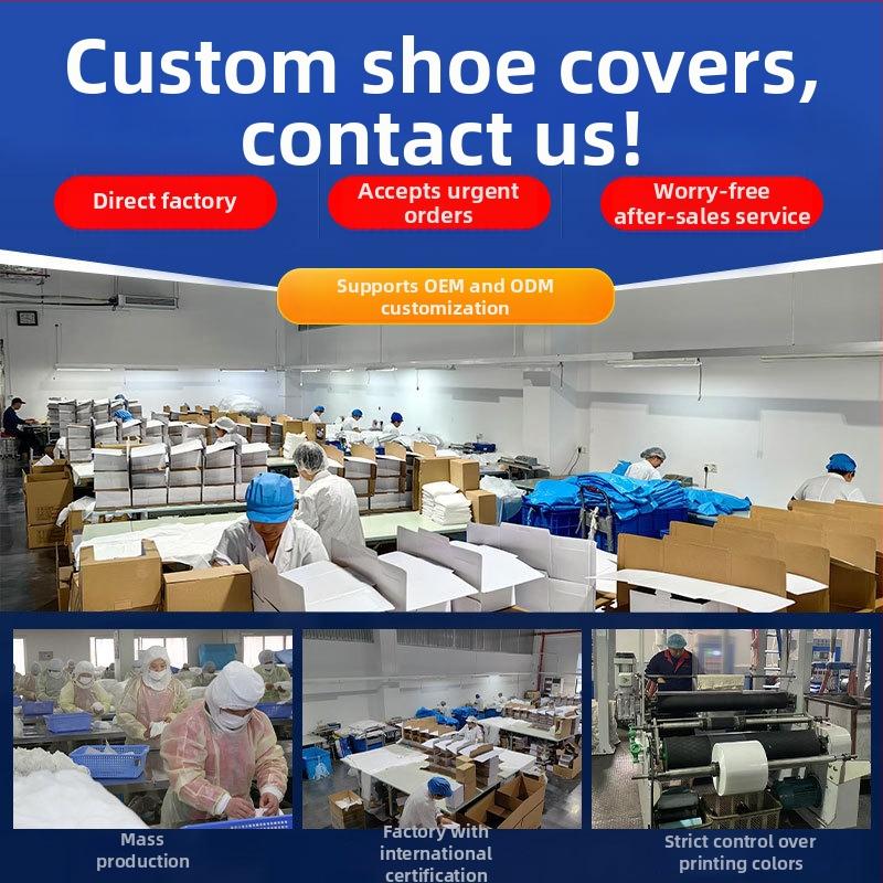 Vienreizējās lietošanas ūdensnecaurlaidīgi apavu pārvalki bērniem un skolēniem, pretslīdējoši, individuāli iepakoti