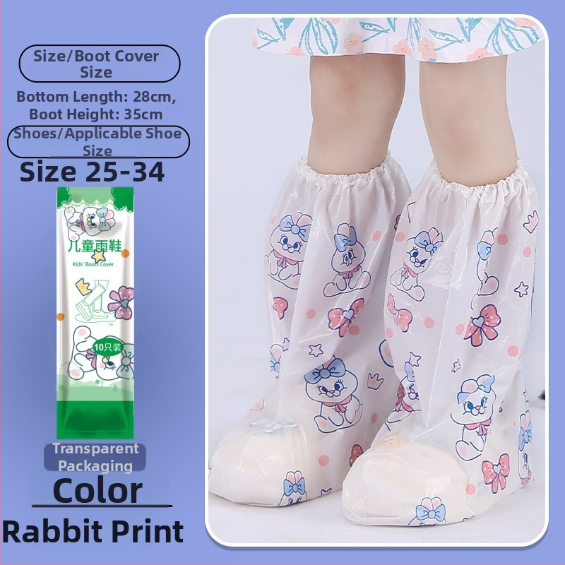 Jednorázové nepremokavé návleky na topánky pre deti a študentov, protišmykové, individuálne balené