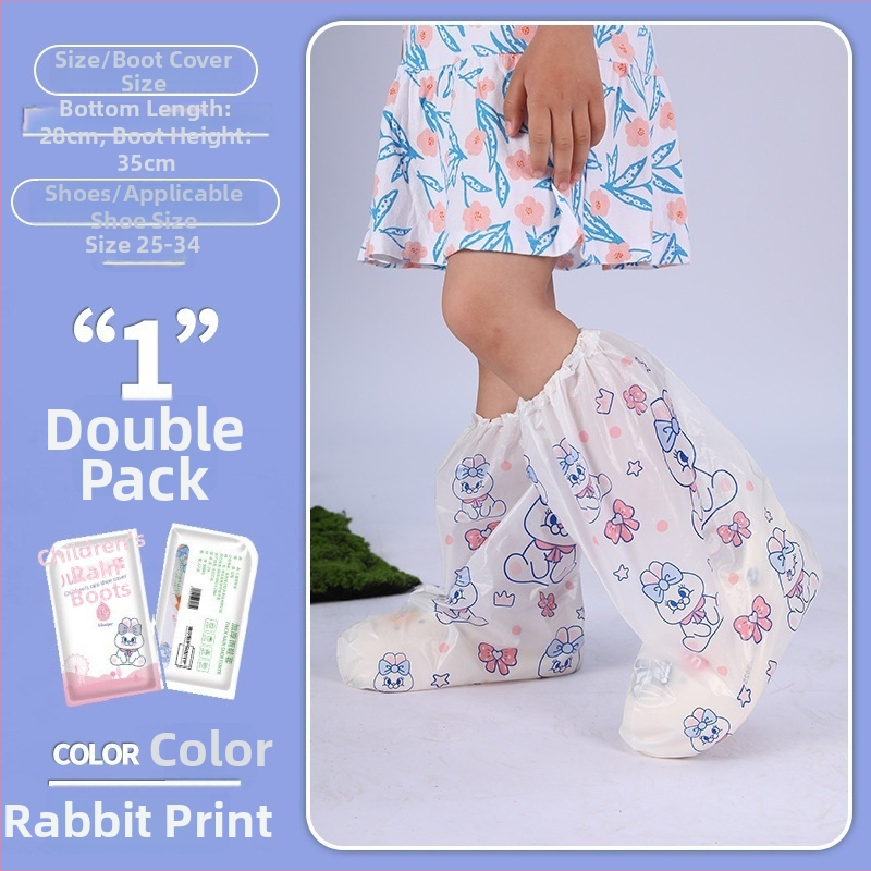 Jednorázové nepremokavé návleky na topánky pre deti a študentov, protišmykové, individuálne balené