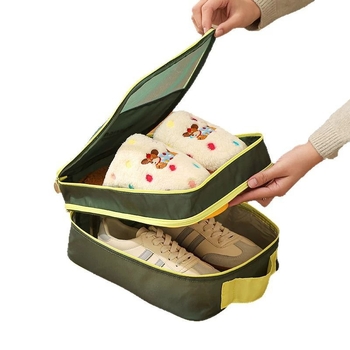 Cestovná taška na topánky — Twill + PVC materiál, moderný minimalistický štýl, značka You na, kategória: obaly a tašky na topánky, spustenie jar 2025