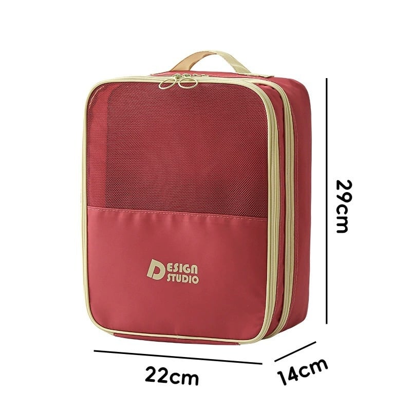 Cestovná taška na topánky — Twill + PVC materiál, moderný minimalistický štýl, značka You na, kategória: obaly a tašky na topánky, spustenie jar 2025