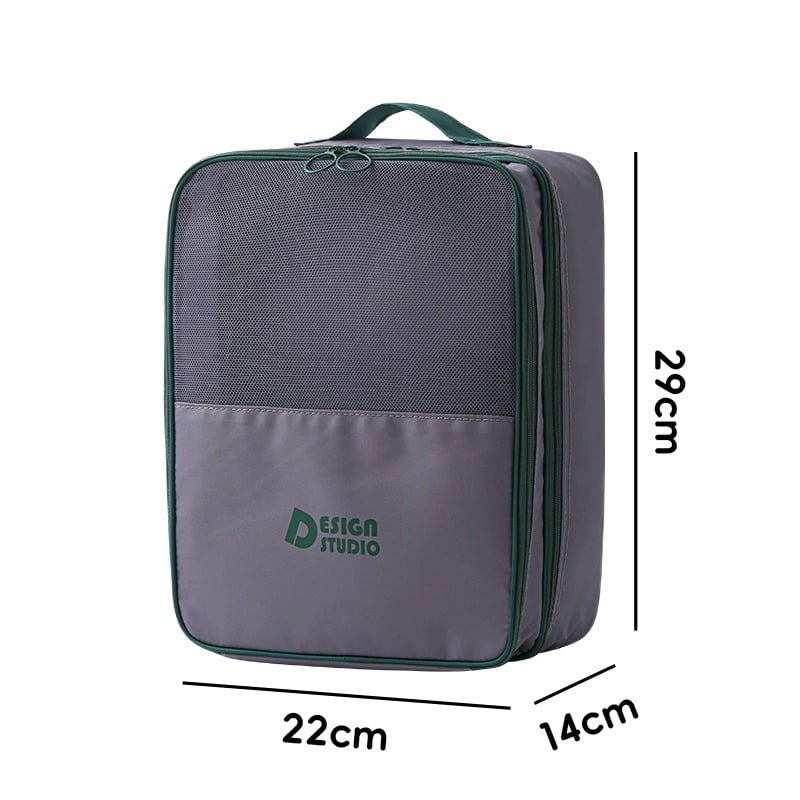 Cestovná taška na topánky — Twill + PVC materiál, moderný minimalistický štýl, značka You na, kategória: obaly a tašky na topánky, spustenie jar 2025