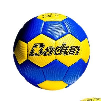 Dječja rukometna lopta broj 0123 od gume, prilagodljiva s logotipom, pogodna za školska natjecanja u osnovnoj školi i vrtiću.