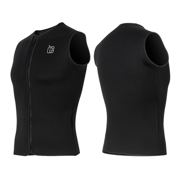 3 mm fliso įdėtas nardymo liemenė — šilta ir atspari šalčiui, unisex, skirta banglentininkams, plaukioti, riedėjimui ir laisvam nardymui — neoprenas-nylon su velūrine danga