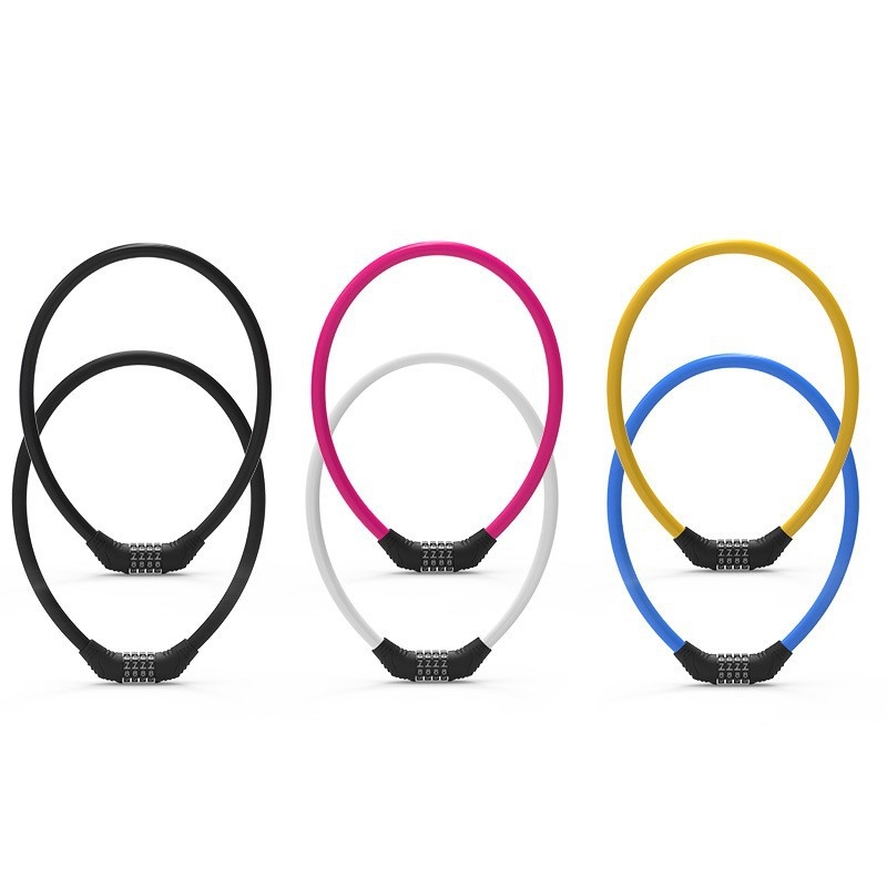 Kombinovaný zámok na bicykel, model 1B, zliatina zinku, 300 g, pre bicykle a elektrické vozidlá