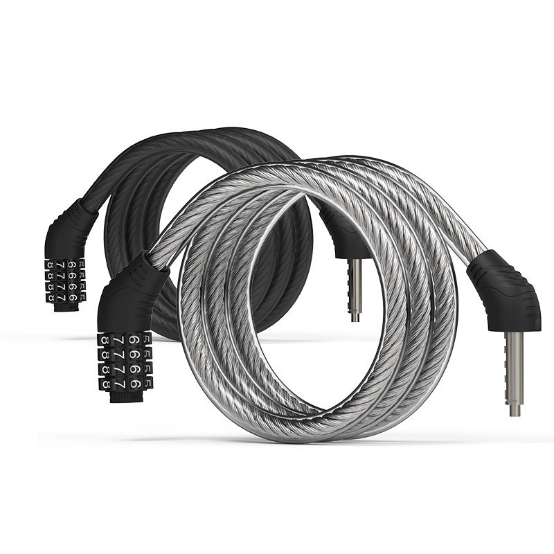 Kombinovaný zámok na bicykel, model 1B, zliatina zinku, 300 g, pre bicykle a elektrické vozidlá