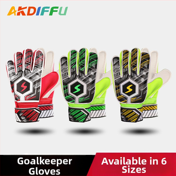 Унисекс футболни вратарски ръкавици с PU материал и защита на пръстите срещу удари