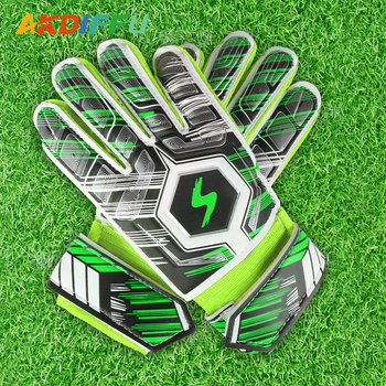 Унисекс футболни вратарски ръкавици с PU материал и защита на пръстите срещу удари