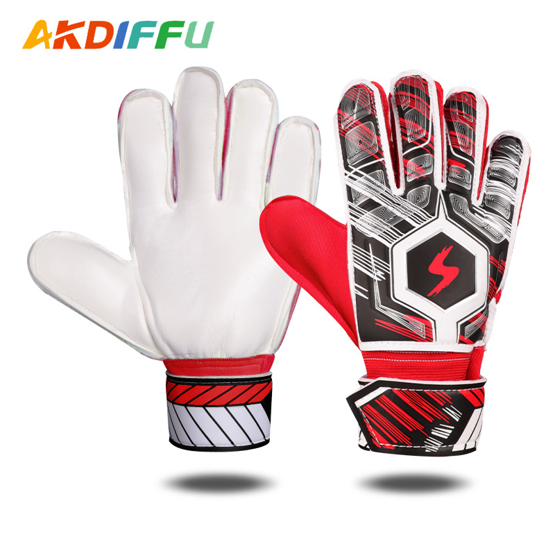 Унисекс футболни вратарски ръкавици с PU материал и защита на пръстите срещу удари