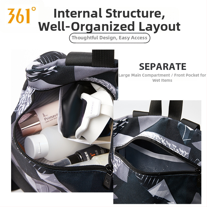 Džiūvimo–drėgno atskyrimo plaukimo laikymo krepšys | Unisex, EVA medžiaga, lauko sportams, vandeniui atsparus