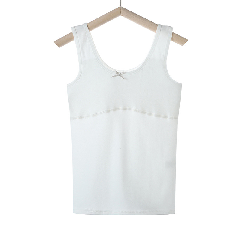 Dievčenská bavlnená tréningová podprsenka v vest štýle, plný košík, tenké formované košíky, pevné dvojité ramienka, priedušná a pot odvádza, podšívka bavlna 90–95%