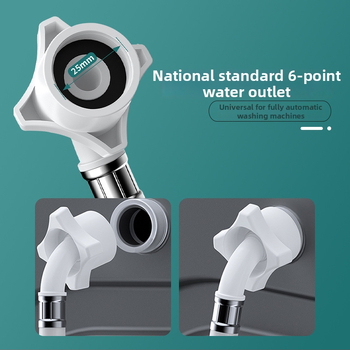 Aofulang xldzdg Hadica na prívod vody pre práčku – predĺžená výbušne odolná hadica so snap-on konektorom