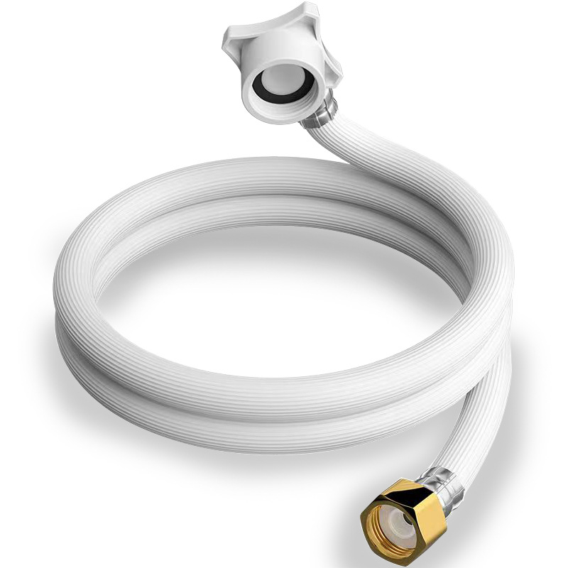 Aofulang xldzdg Hadica na prívod vody pre práčku – predĺžená výbušne odolná hadica so snap-on konektorom