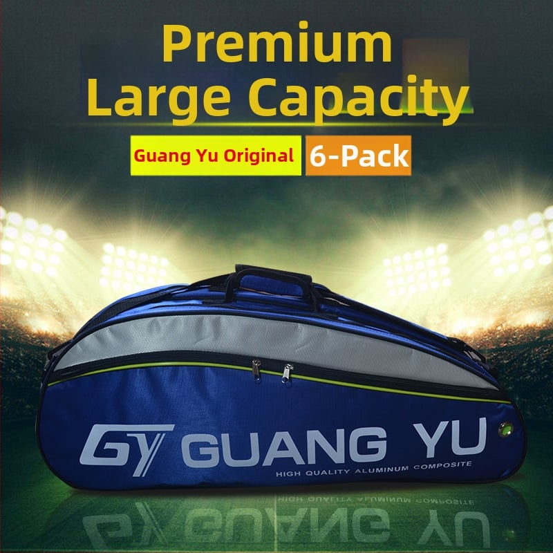 Taška na rakety badmintonu, batoh, 700D nepremokavý nylon, nepremokavá látka, Guangyu, pre dospelých, taška na badminton/tenis