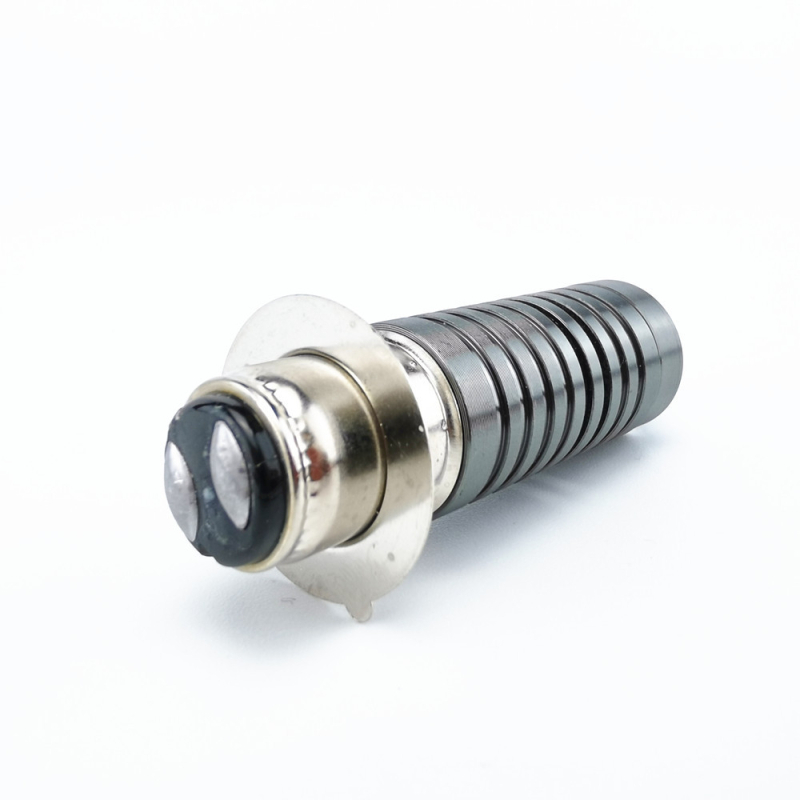 LED svetlomet na motorku H6/P15D/H4 s ventilátorom, 30W, 3500 lm, 10-80V, IP68