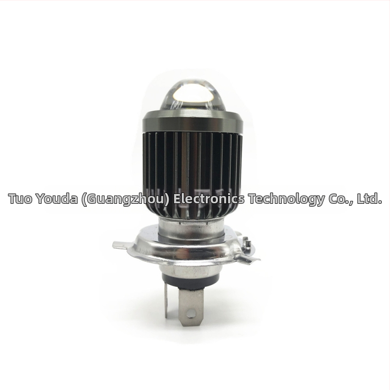 LED svetlomet na motorku H6/P15D/H4 s ventilátorom, 30W, 3500 lm, 10-80V, IP68