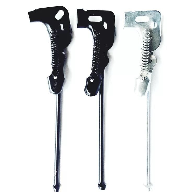 Kovový stojan na bicykel s pružnou nohou a diagonálnou oporou, značky Cang, neimportovaný