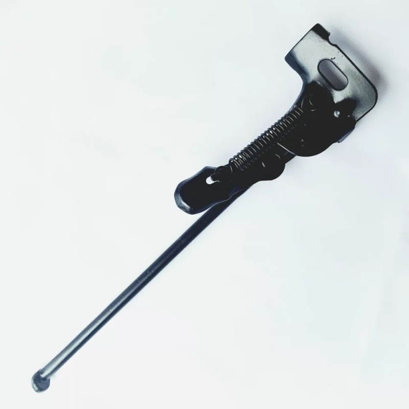 Kovový stojan na bicykel s pružnou nohou a diagonálnou oporou, značky Cang, neimportovaný