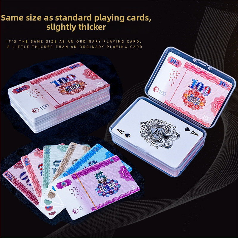 Benniu PVC pokerio žetonai ir kortų komplektas su įpakavimu – pritaikomas kortų žaidimams