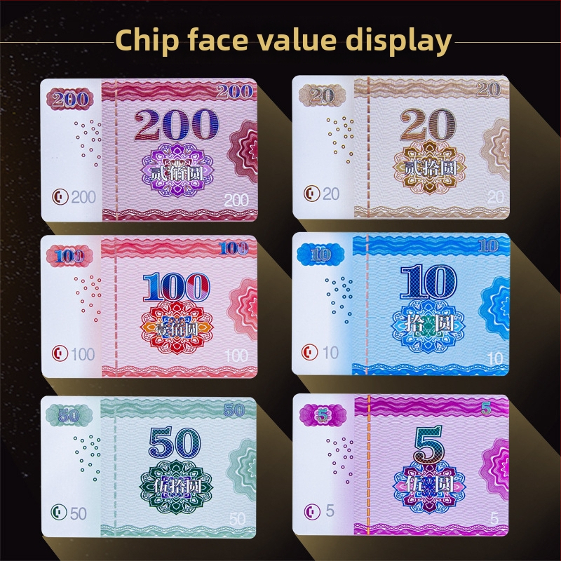 Benniu PVC pokerio žetonai ir kortų komplektas su įpakavimu – pritaikomas kortų žaidimams