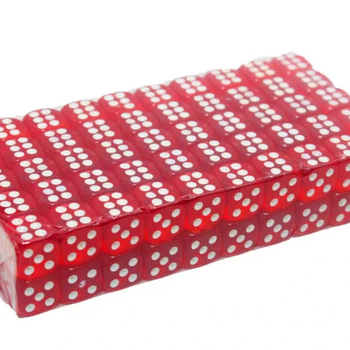 Kubiņi no melamīna, zīmols Yishun, 100 gab., stils fillet, šaha un kāršu spēlēm