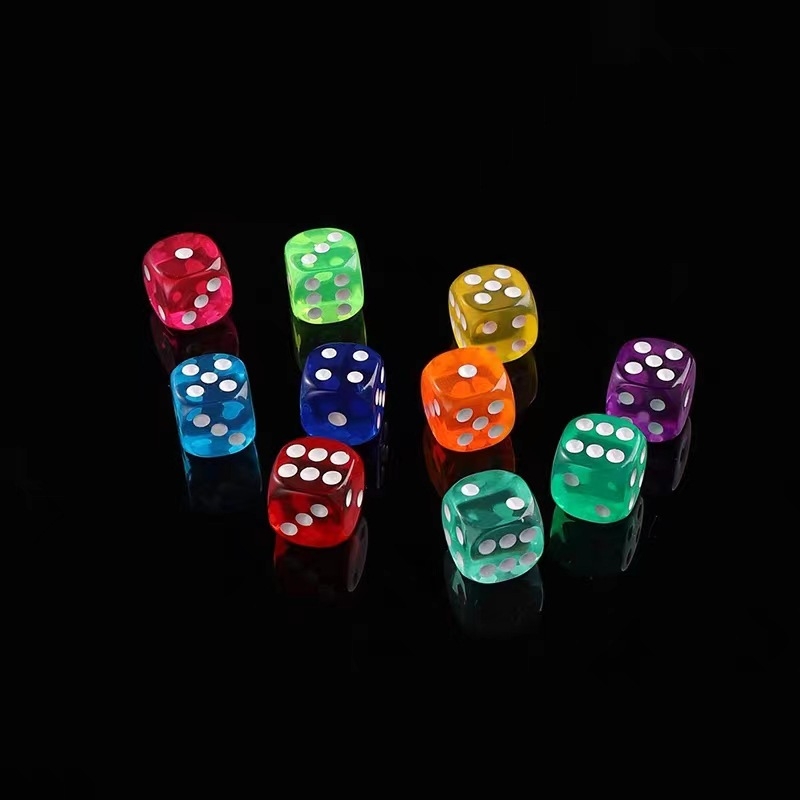 Kubiņi no melamīna, zīmols Yishun, 100 gab., stils fillet, šaha un kāršu spēlēm