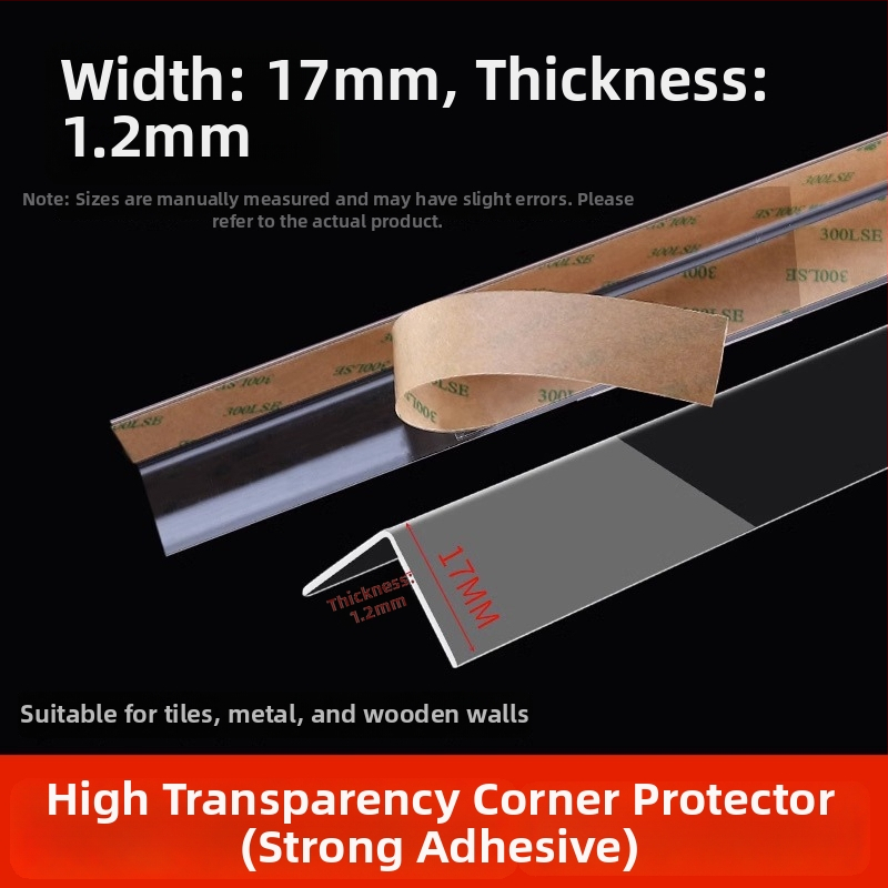 Priehľadné ochranné rohové lišty na stenu, samolepiace, bez vŕtania, dekoratívne nálepky do rohu (Pôvod: Yiwu; Kód: 12345678; Medzinárodný vývoz: Áno; Značka: Iné; Import: Nie)